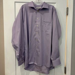 NWT Joseph Abboud Purple Button Up Dress Shirt